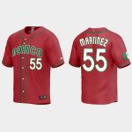 Adrian Martinez 55 Mexico Baseball 2023 World Baseball Classic Replica Jersey - Red