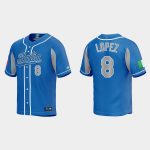 Nicky Lopez 8 Italy Baseball 2023 World Baseball Classic Jersey - Royal